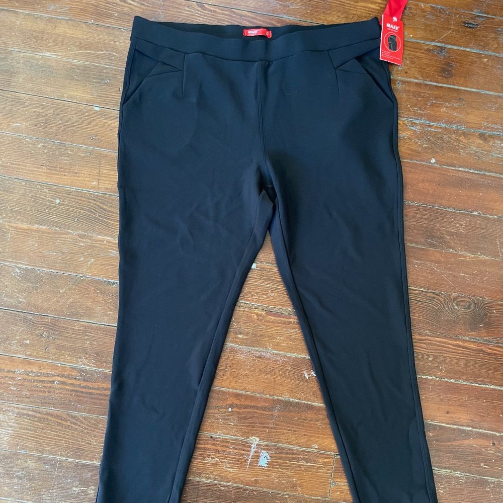 Black Comfy Work Pants